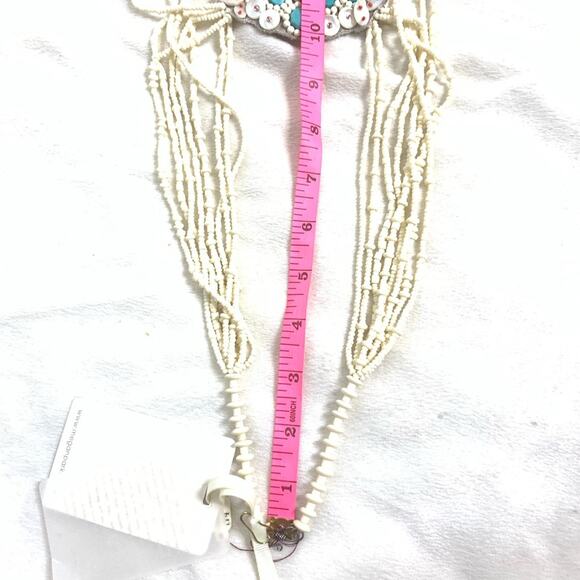 NWT Megan Park beaded statement necklace - Picture 5 of 6